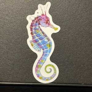 COLORFUL SEAHORSE STICKER